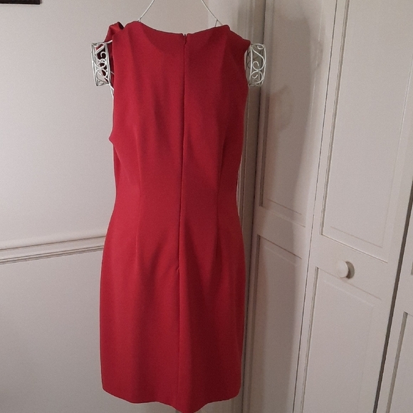 Vince Camuto Red Ruffle Mini Dress - Picture 3 of 9